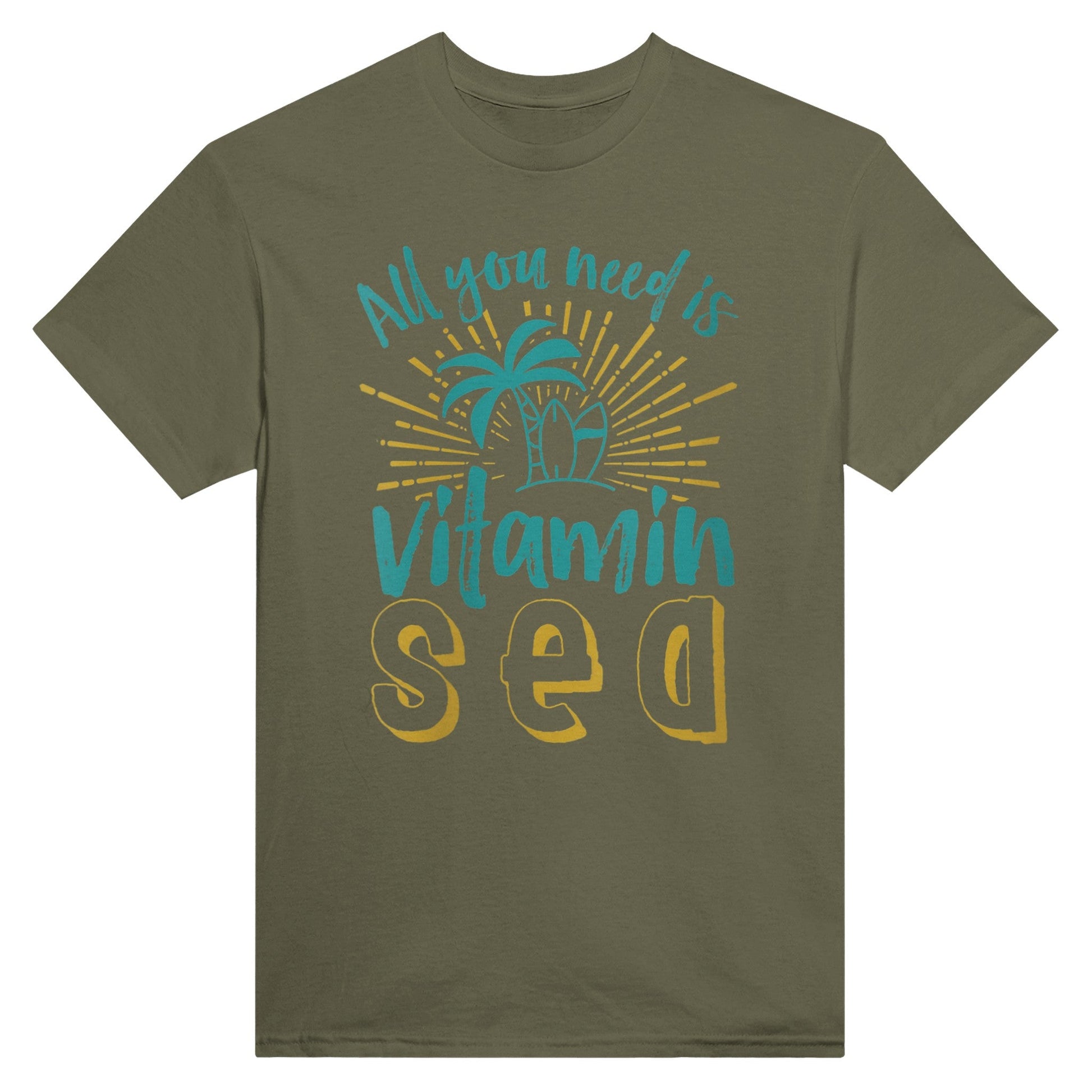 All You Need is Vitamin Sed Unisex Crewneck T-shirt, Summer Collection - Happiness A Click Away