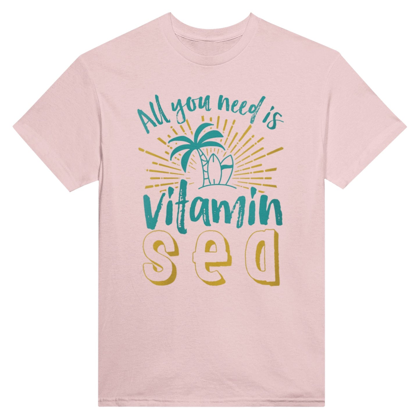 All You Need is Vitamin Sed Unisex Crewneck T-shirt, Summer Collection - Happiness A Click Away