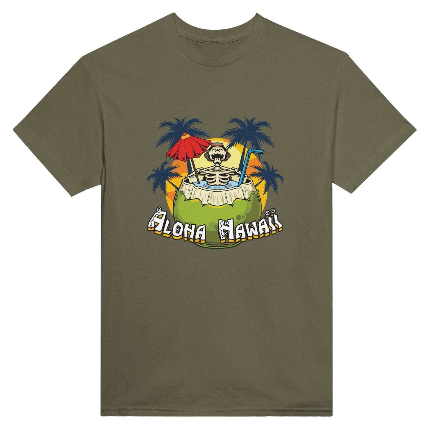 Aloha Hawaii Unisex Crewneck T-shirt - Happiness A Click Away