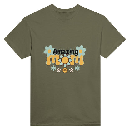 Amazing Mom Unisex Crewneck T-shirt - Happiness A Click Away