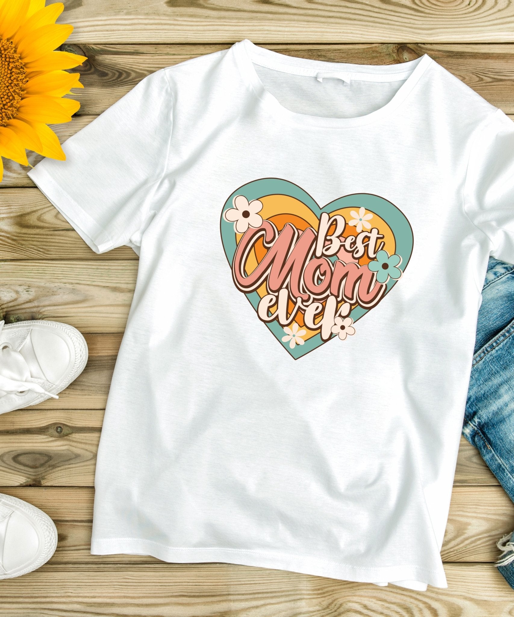 Best Mom Ever 2 Unisex Crewneck T-shirt - Happiness A Click Away