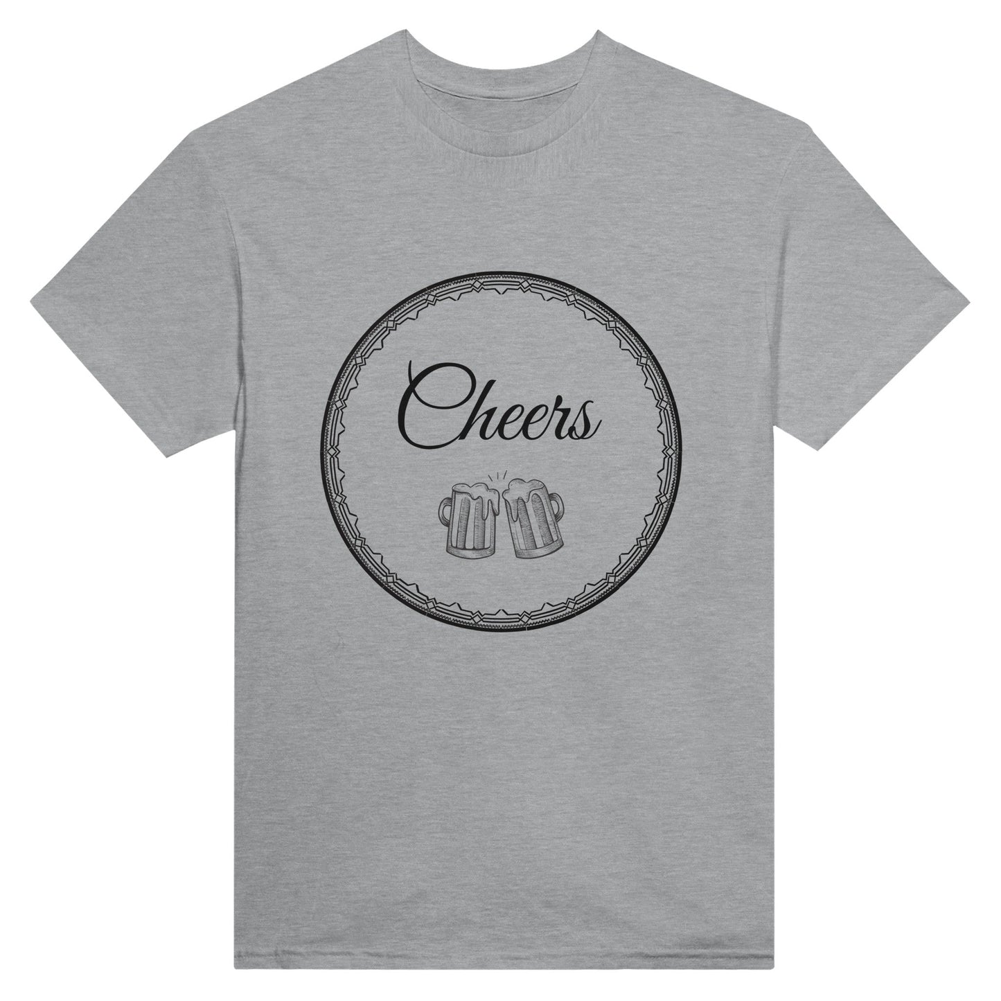 Cheers - Heavyweight Unisex Crewneck T-shirt - Happiness A Click Away