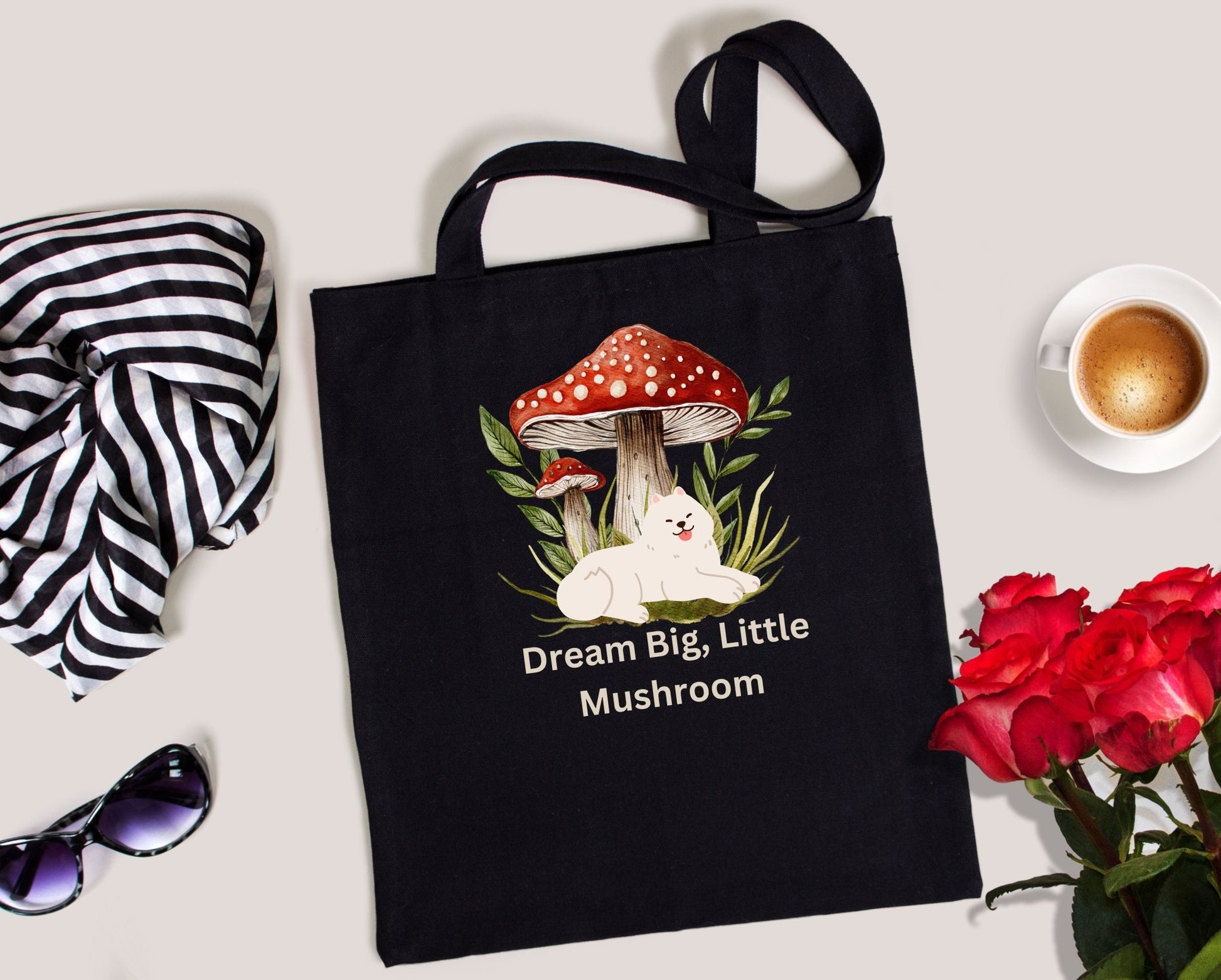 Dream Big, Little Mushroom - Classic Tote Bag - Happiness A Click Away