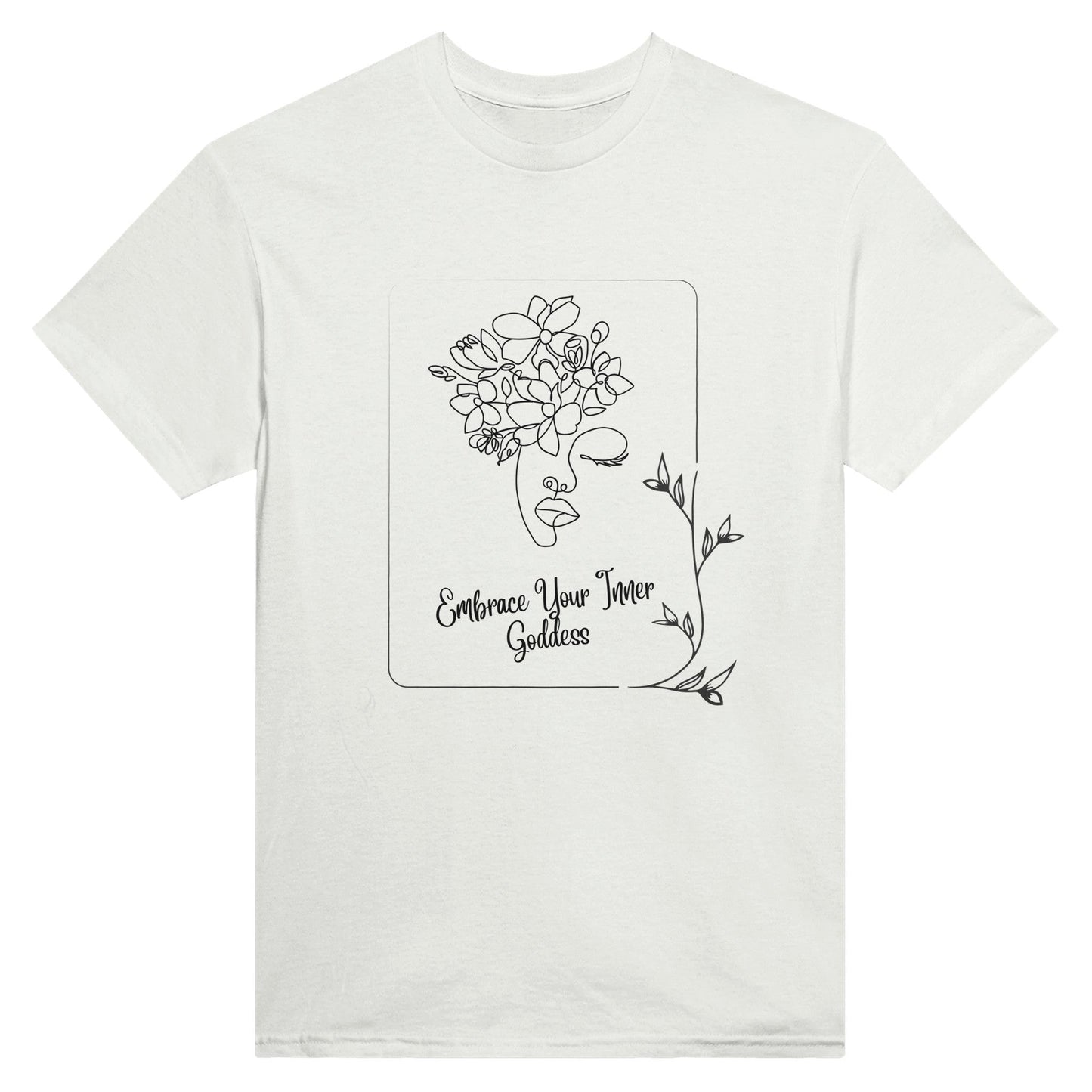 Embrace Your Inner Goddess -Unisex Crewneck T-shirt, Celebrating Women - Happiness A Click Away