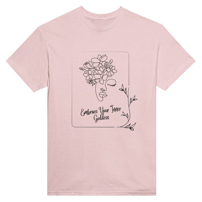 Embrace Your Inner Goddess -Unisex Crewneck T-shirt, Celebrating Women - Happiness A Click Away