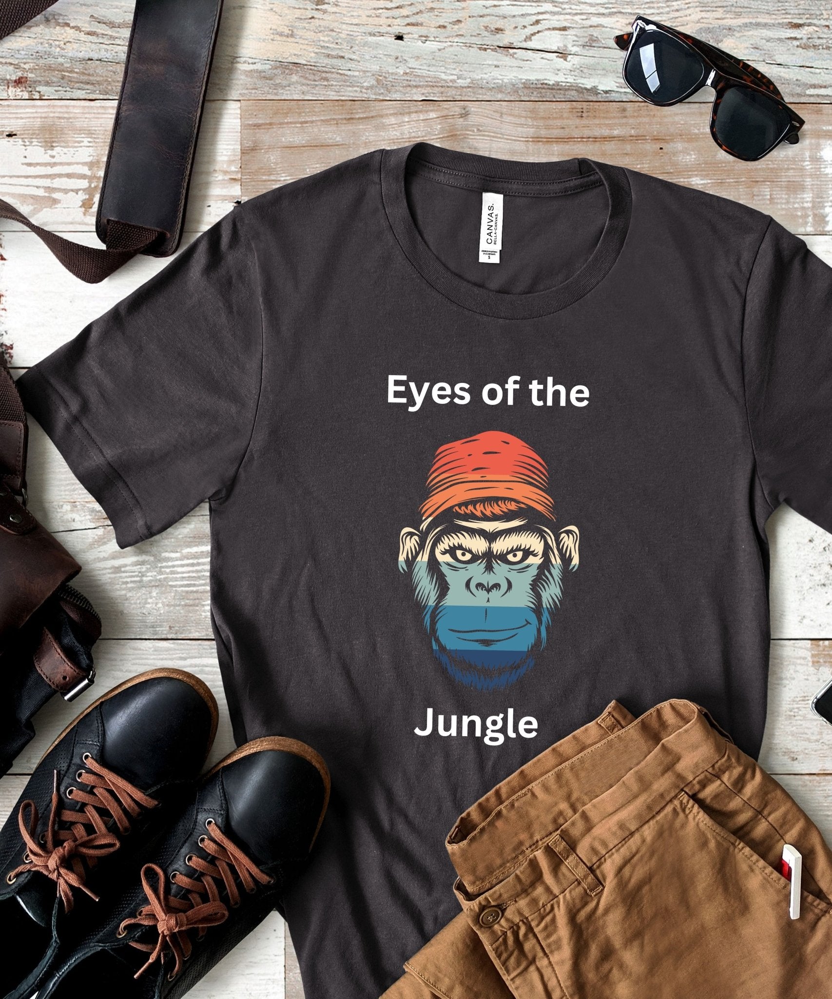 Eyes of the Jungle tee - Happiness A Click Away