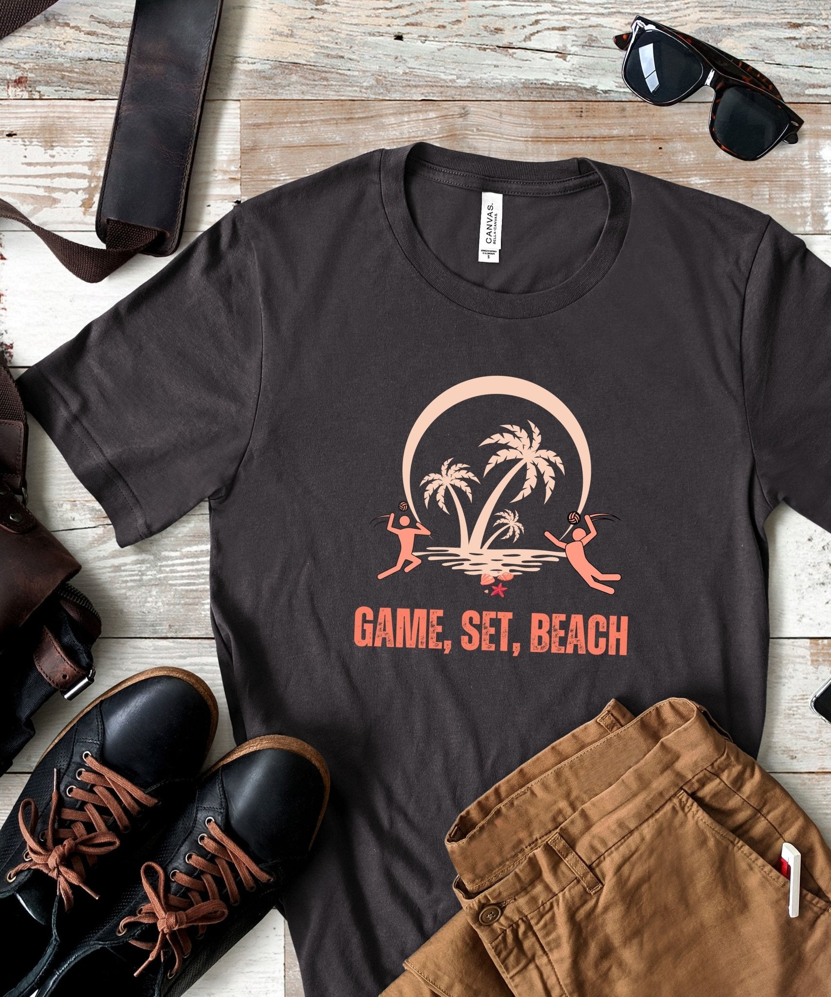 Game, Set, Beach - Happiness A Click Away