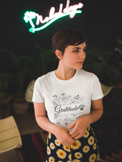 Gratitude -Heavyweight Unisex Crewneck T-shirt