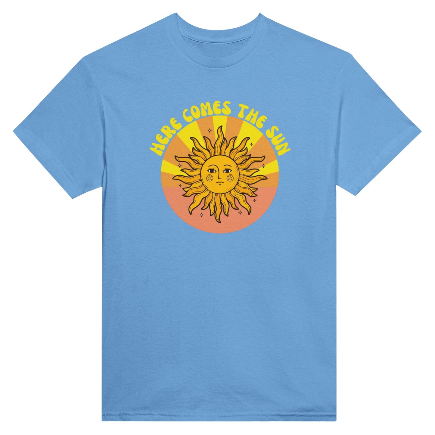 Here Comes the Sun Unisex Crewneck T-shirt - Happiness A Click Away