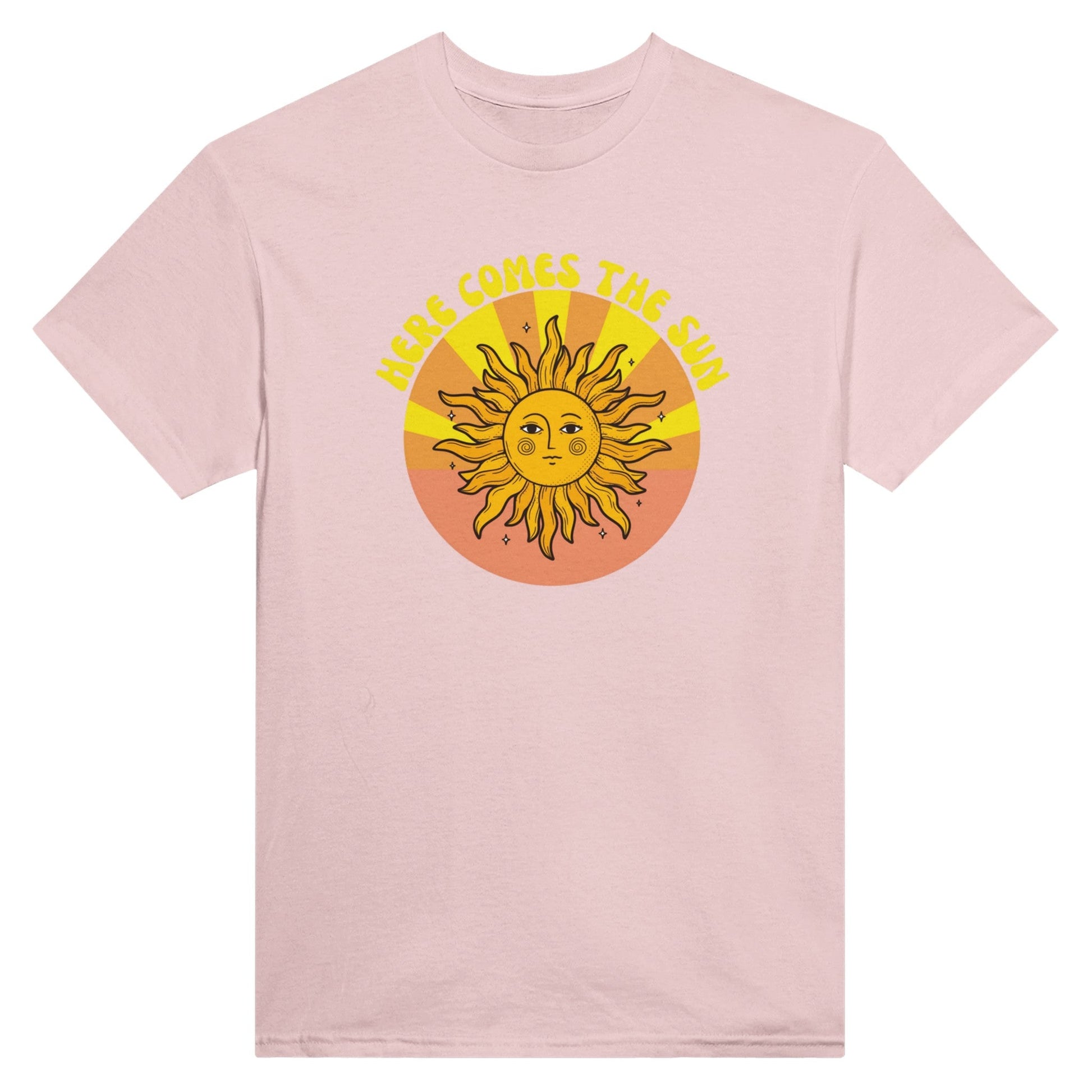 Here Comes the Sun Unisex Crewneck T-shirt - Happiness A Click Away