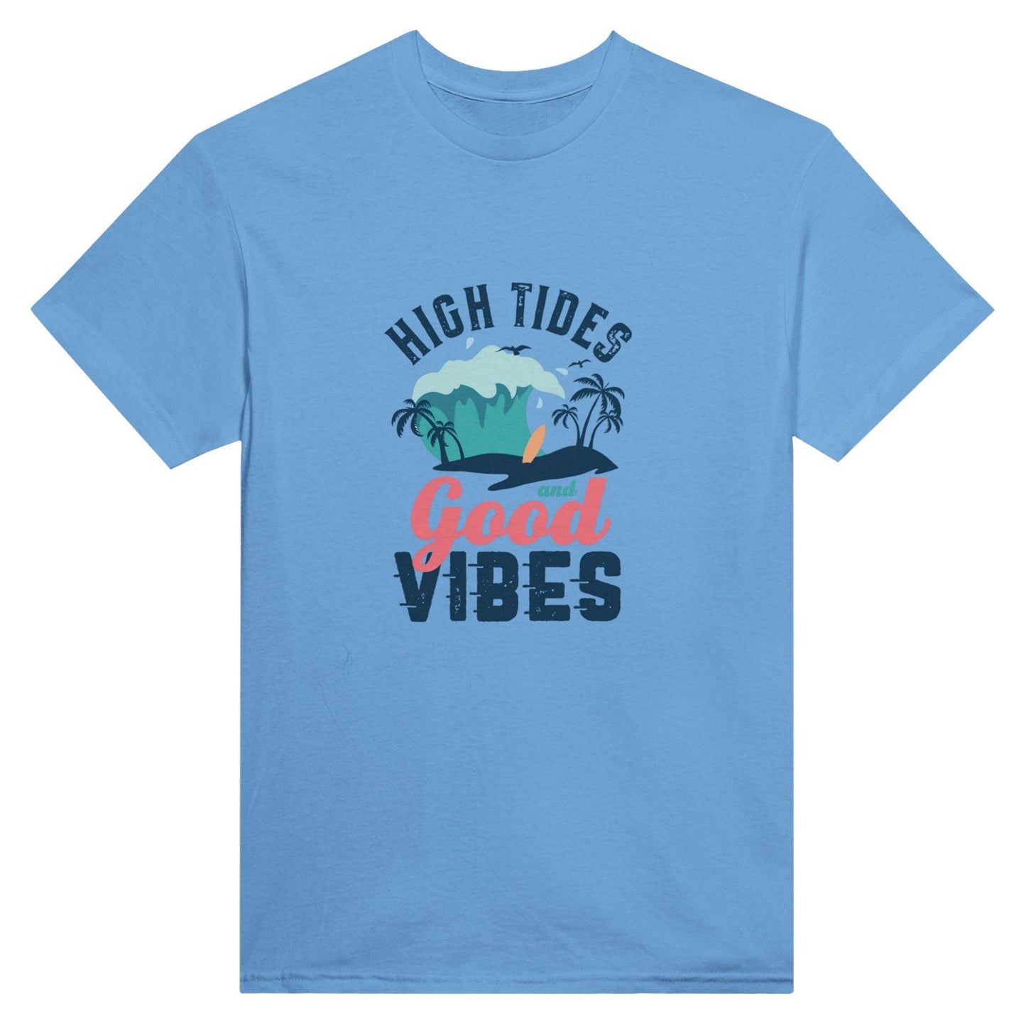 High Tides and Summer Vibes Unisex Crewneck T-shirt - Happiness A Click Away