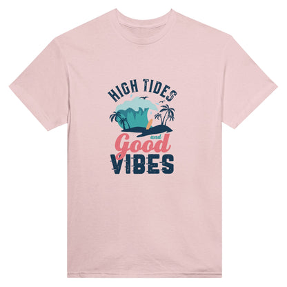 High Tides and Summer Vibes Unisex Crewneck T-shirt - Happiness A Click Away