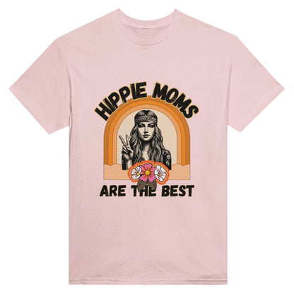 Hippie Moms Are the Best Unisex Crewneck T-shirt - Happiness A Click Away