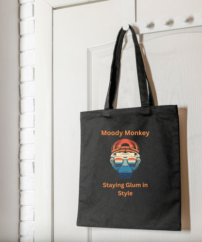 Moody Monkey: Staying Glum in Style Classic Tote Bag - Happiness A Click Away