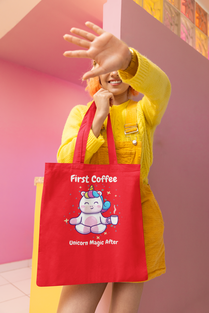 Now Coffee, Unicorn Magic After Classic Tote Bag