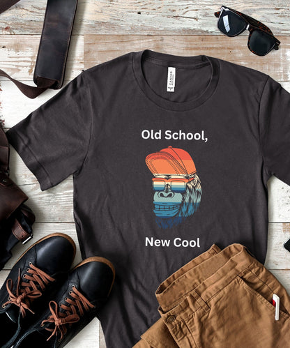 Old School, New Cool T-shirt - Happiness A Click Away