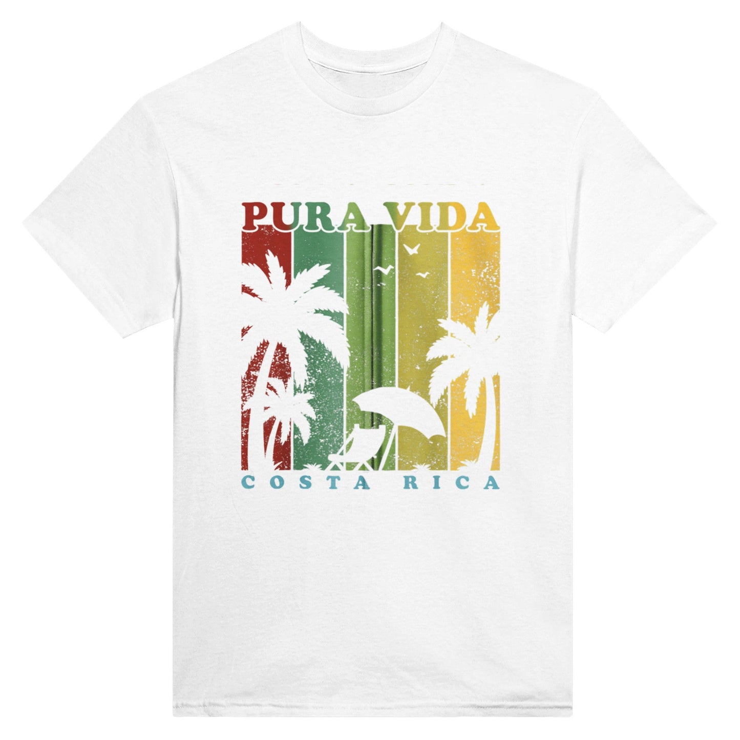 Pura Vida Costa Rica Unisex Crewneck T-shirt - Happiness A Click Away