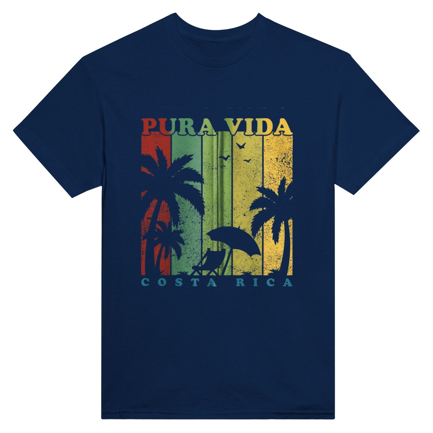 Pura Vida Costa Rica Unisex Crewneck T-shirt - Happiness A Click Away