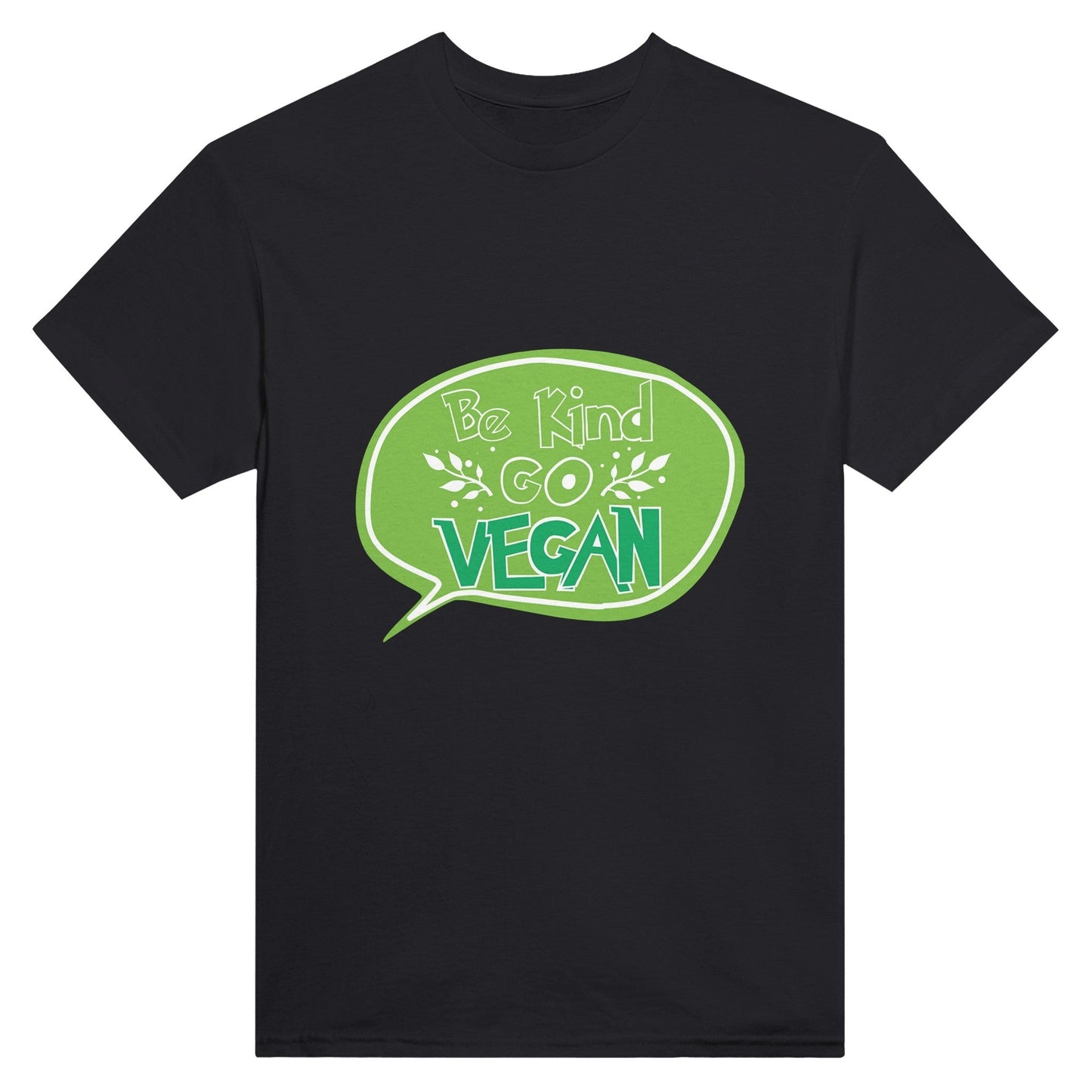 Radiate in 'Be Kind, Go Vegan' Classic Unisex Tee, Vegan Fashion Finds - Happiness A Click Away