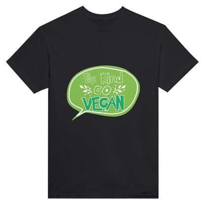 Radiate in 'Be Kind, Go Vegan' Classic Unisex Tee, Vegan Fashion Finds - Happiness A Click Away