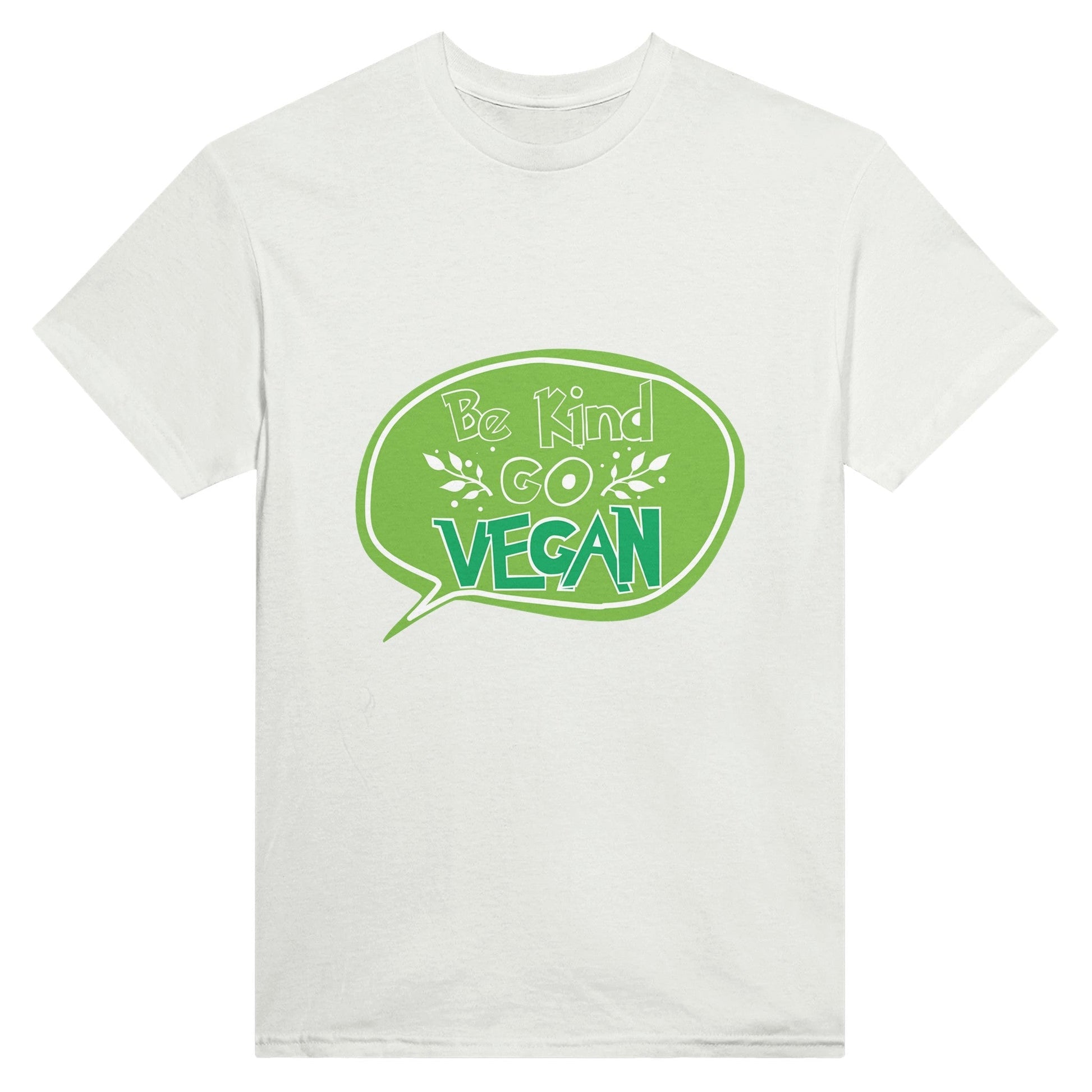 Radiate in 'Be Kind, Go Vegan' Classic Unisex Tee, Vegan Fashion Finds - Happiness A Click Away