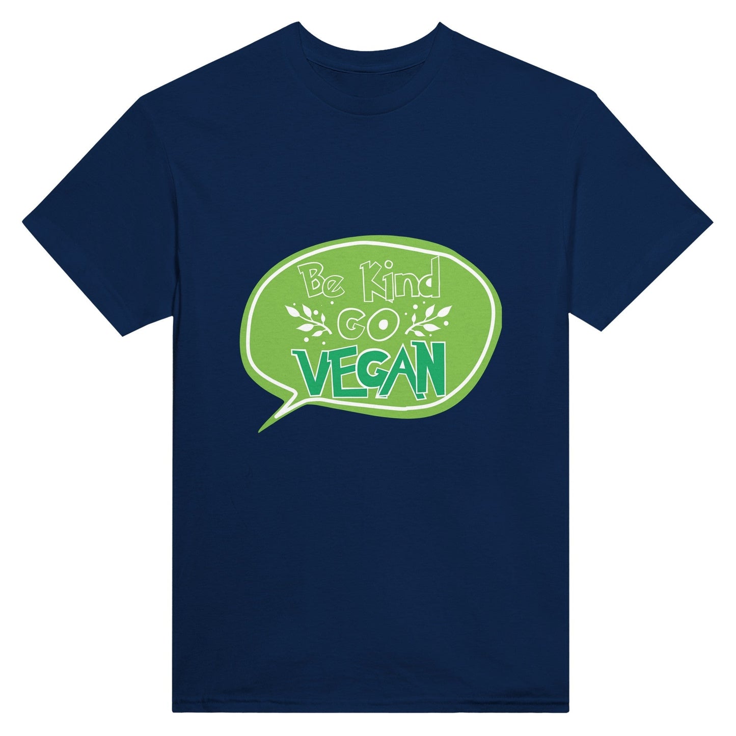 Radiate in 'Be Kind, Go Vegan' Classic Unisex Tee, Vegan Fashion Finds - Happiness A Click Away