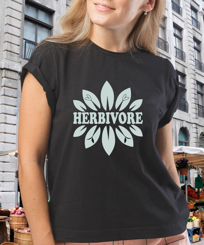 Radiate in 'Herbivore' Classic Unisex Tee, Vegan Fashion Finds - Happiness A Click Away