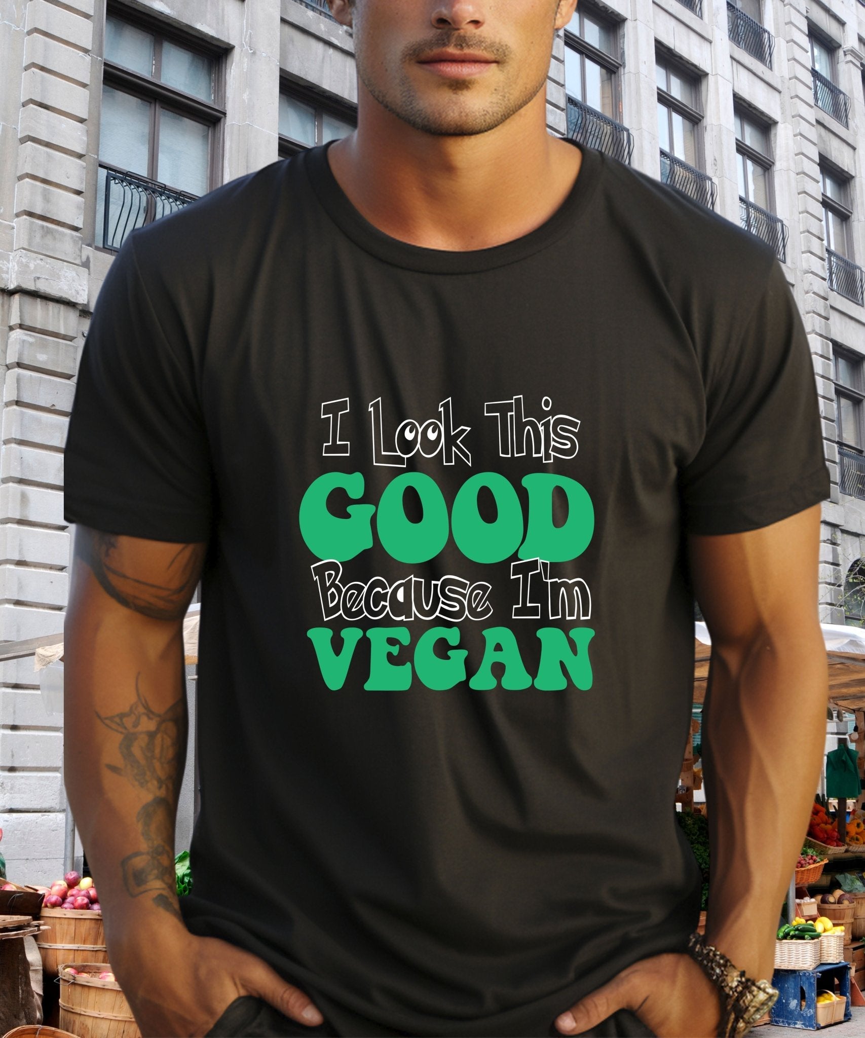 Radiate in 'I Look This Good' Classic Unisex Tee, Vegan Fashion Finds - Happiness A Click Away