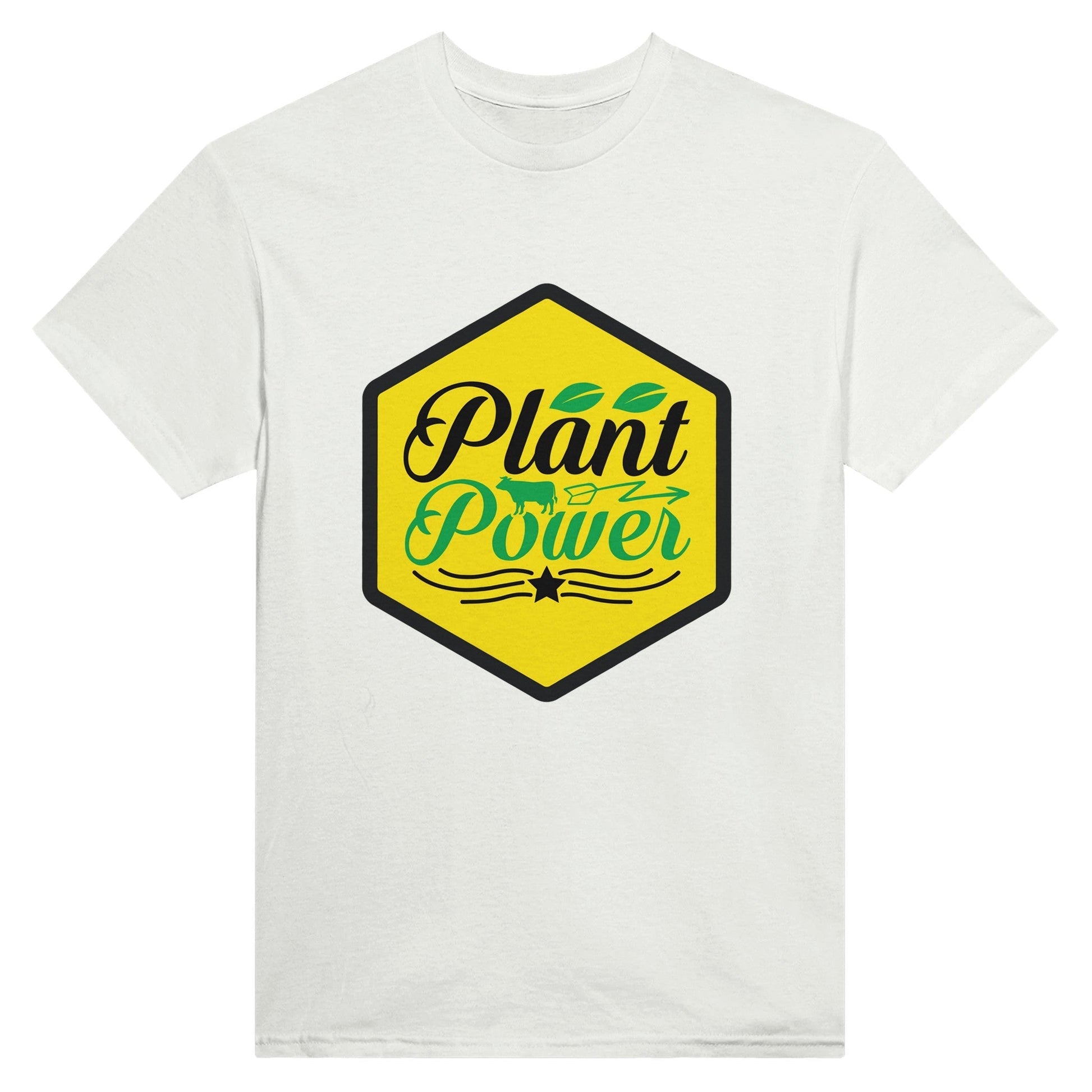 Radiate in 'Plant Power' Classic Unisex Tee, Vegan Fashion Finds - Happiness A Click Away