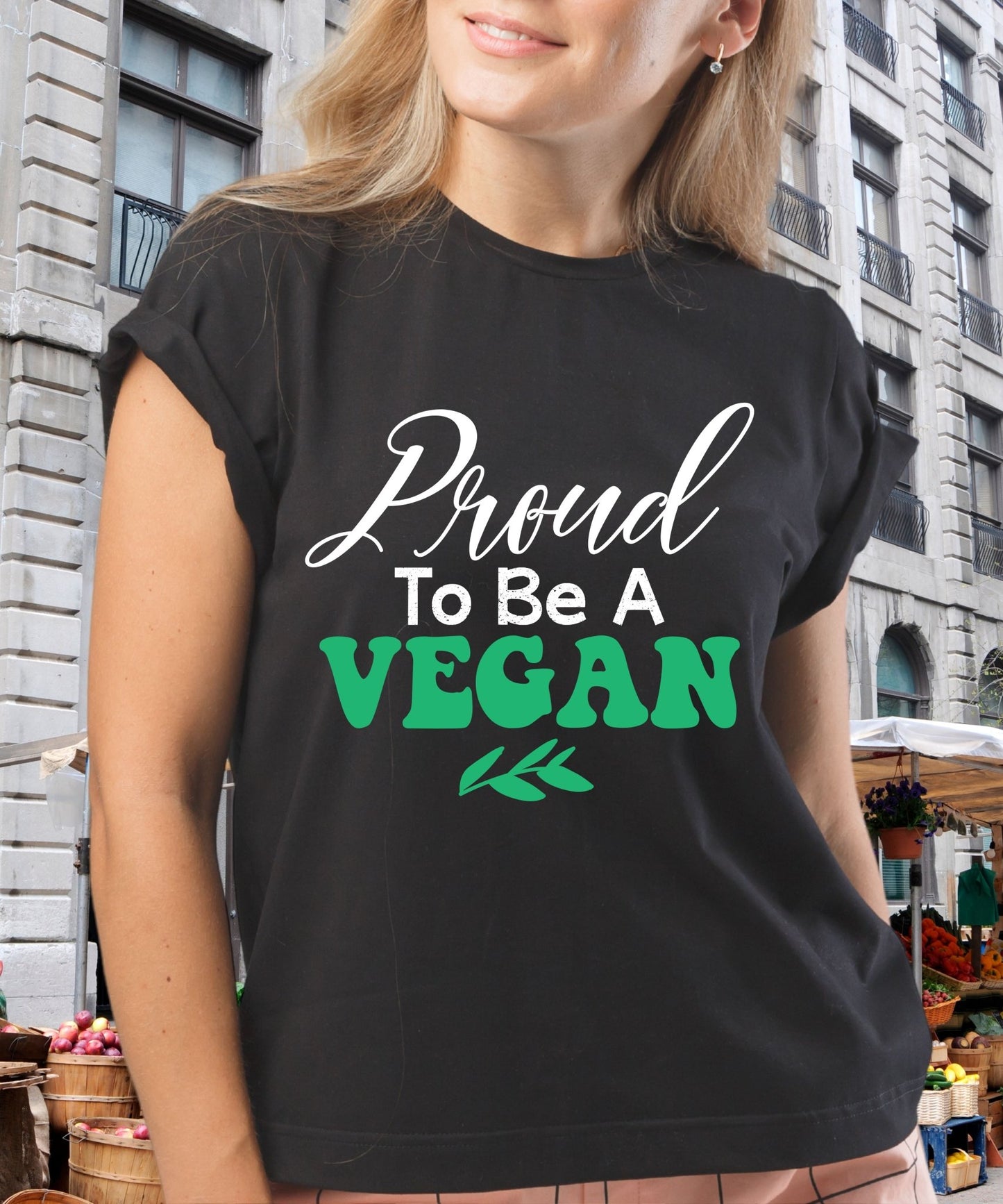 Radiate in 'Proud to Be a Vegan' Classic Unisex Tee, Vegan Fashion Finds - Happiness A Click Away