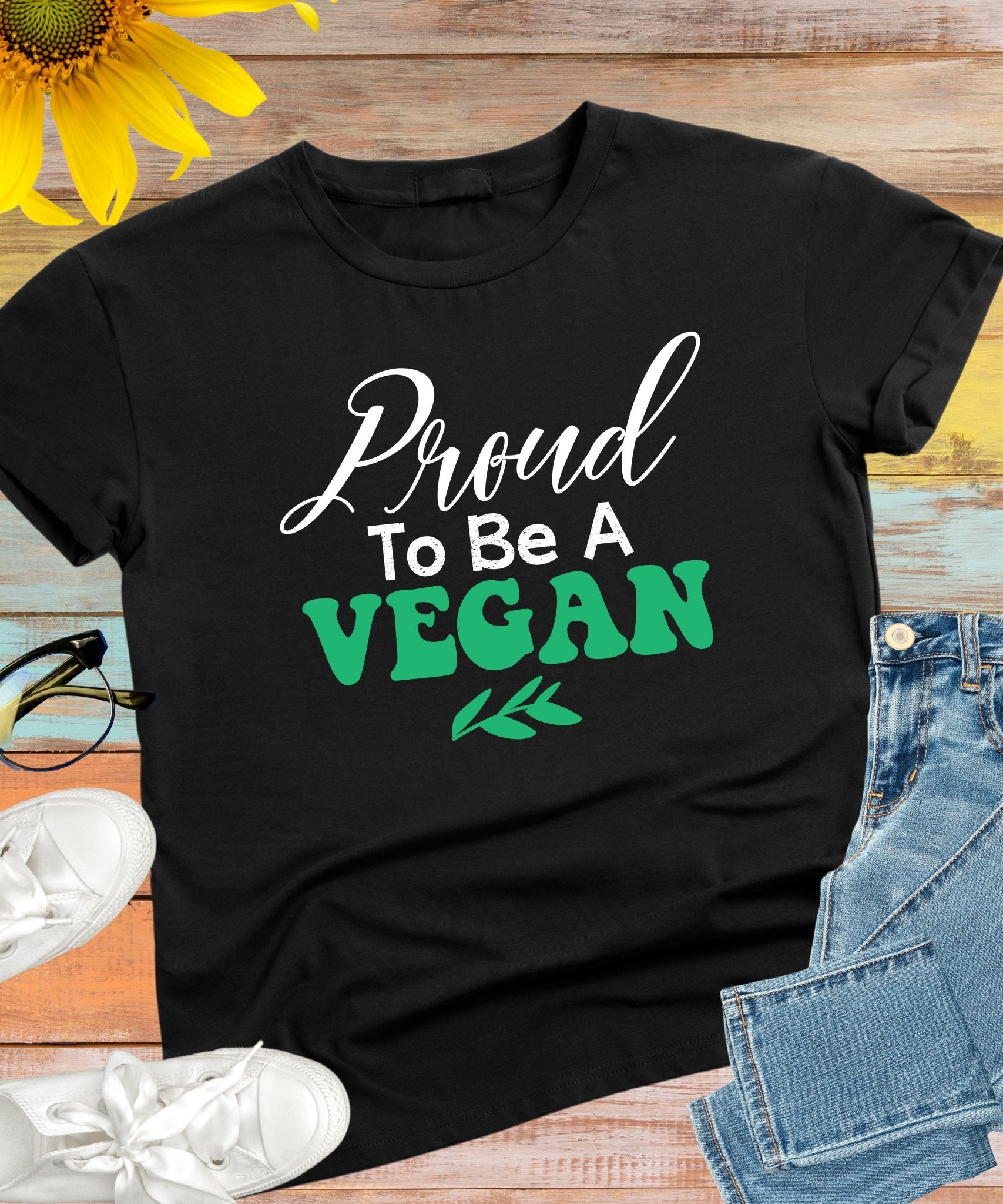 Radiate in 'Proud to Be a Vegan' Classic Unisex Tee, Vegan Fashion Finds - Happiness A Click Away