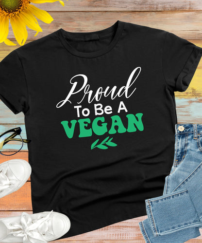 Radiate in 'Proud to Be a Vegan' Classic Unisex Tee, Vegan Fashion Finds - Happiness A Click Away