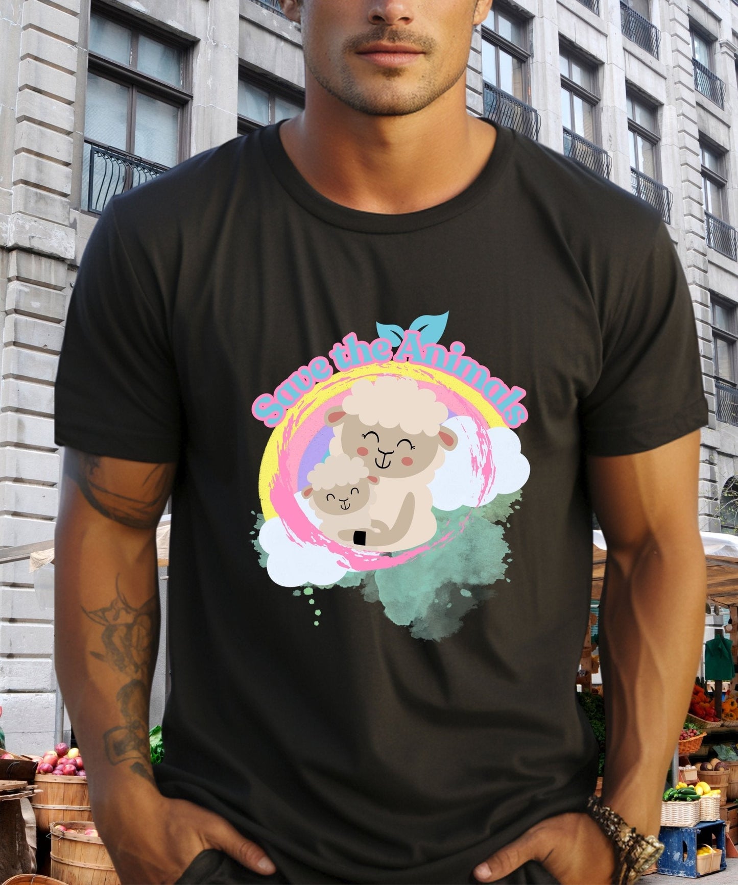 Radiate in 'Save the Animals' Classic Unisex Tee - Happiness A Click Away