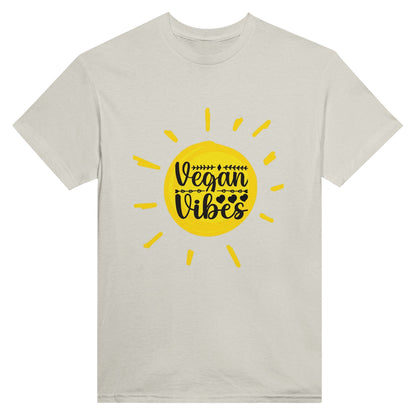 Radiate in 'Vegan Vibes in Sunshine' Classic Unisex Tee, Vegan Fashion Finds - Happiness A Click Away