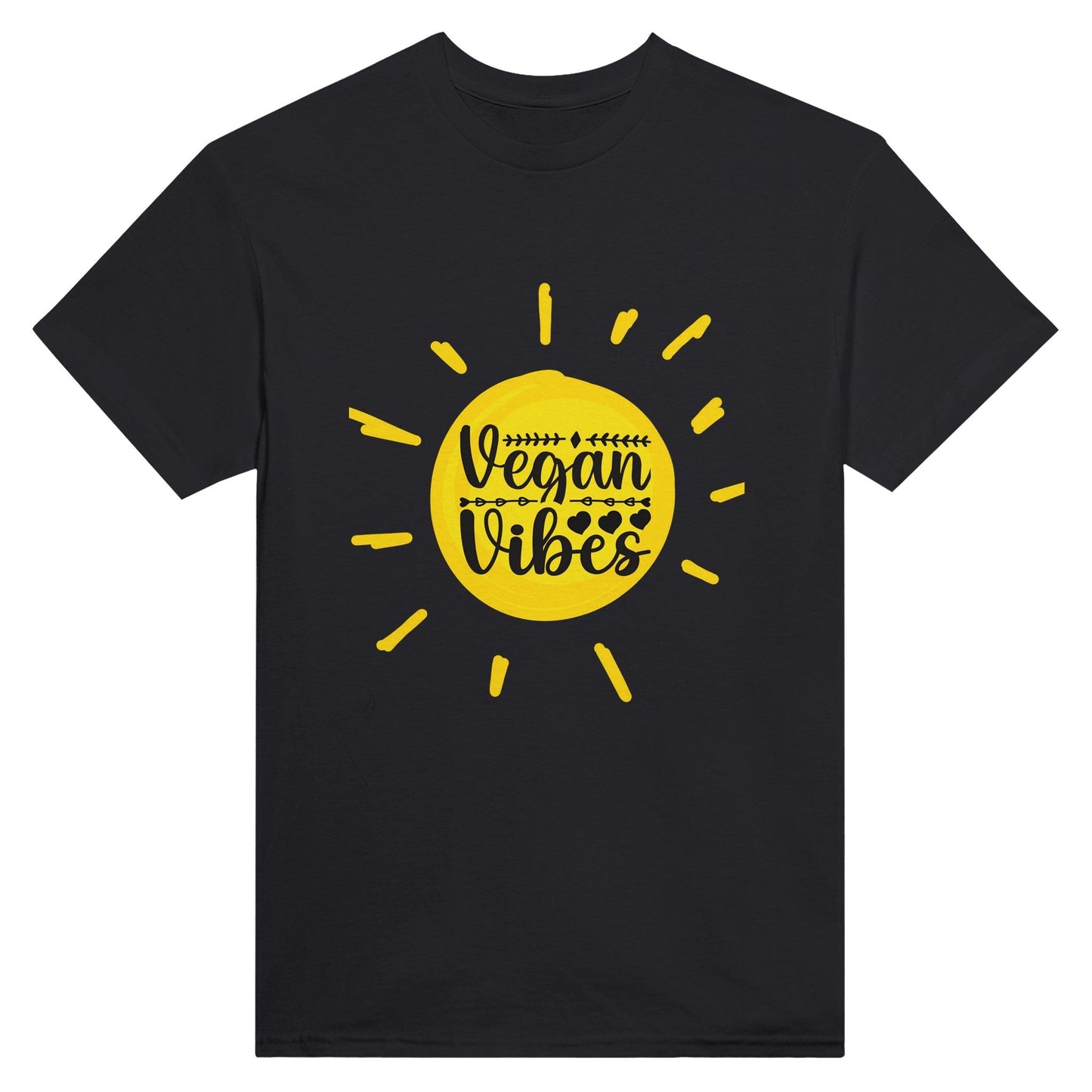 Radiate in 'Vegan Vibes in Sunshine' Classic Unisex Tee, Vegan Fashion Finds - Happiness A Click Away