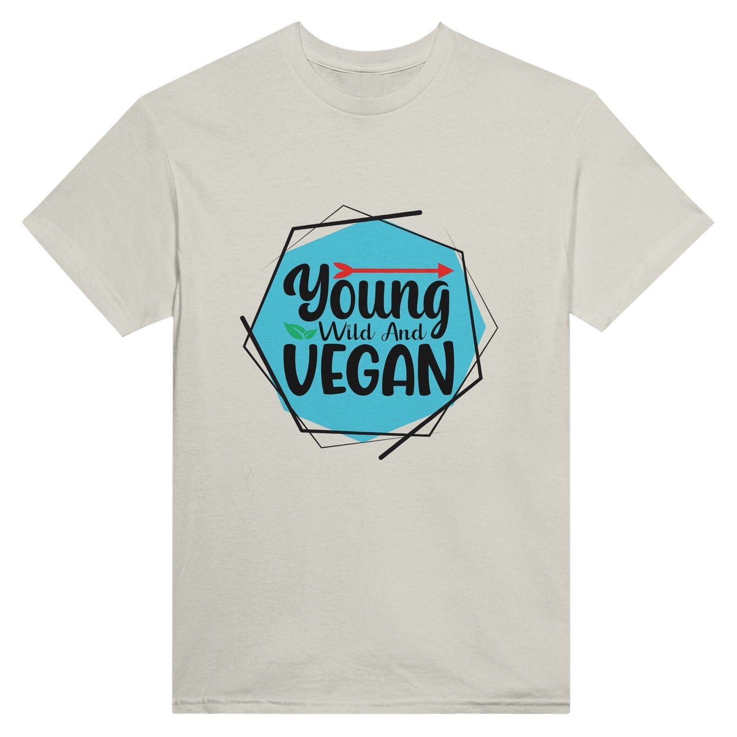 Radiate in Young, Wild, and Vegan Classic Unisex Tee, Vegan Fashion Finds - Happiness A Click Away