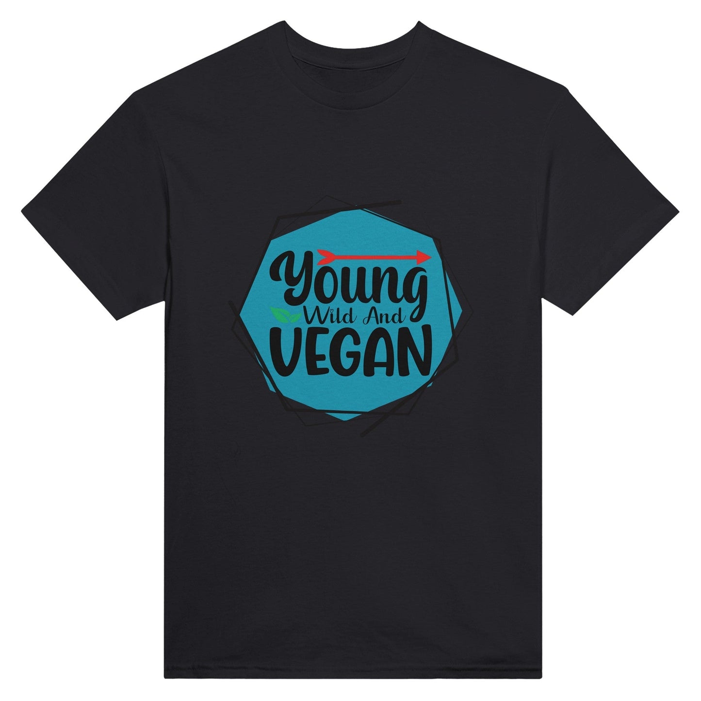 Radiate in Young, Wild, and Vegan Classic Unisex Tee, Vegan Fashion Finds - Happiness A Click Away