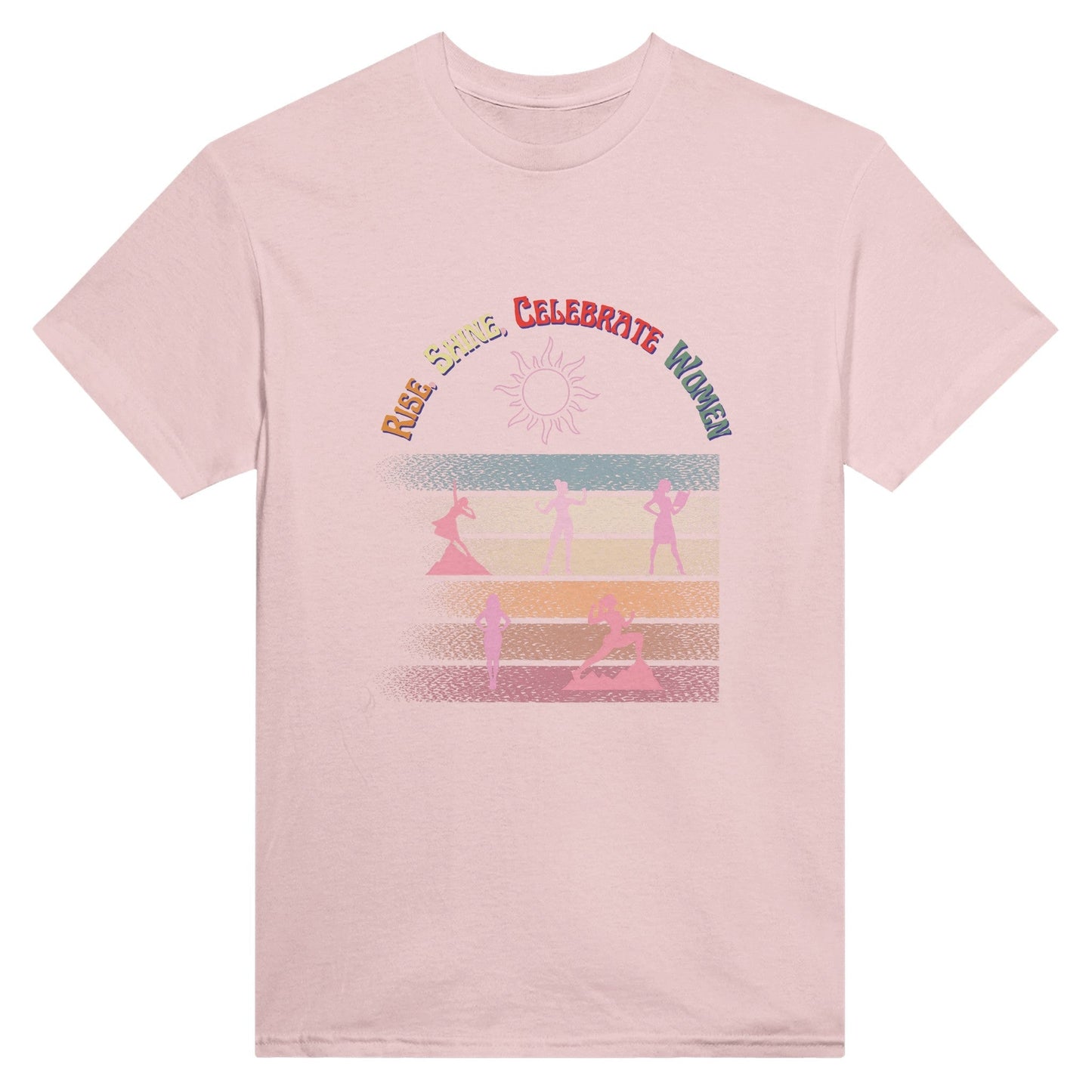 Rise, Shine, Celebrate Women - Unisex Crewneck T - shirt, Celebrating Women - Happiness A Click Away