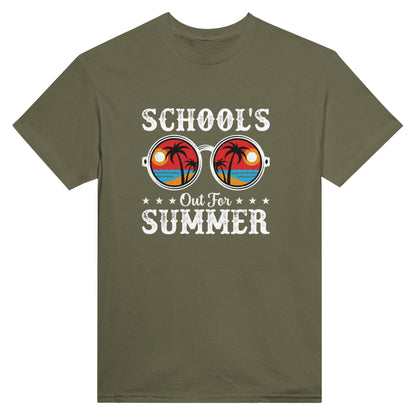 School's Out for Summer Unisex Crewneck T - shirt, Summer Collection - Happiness A Click Away