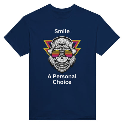 Smile, A Personal Choice T-shirt - Happiness A Click Away