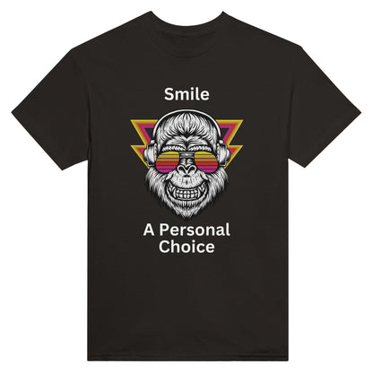 Smile, A Personal Choice T-shirt - Happiness A Click Away