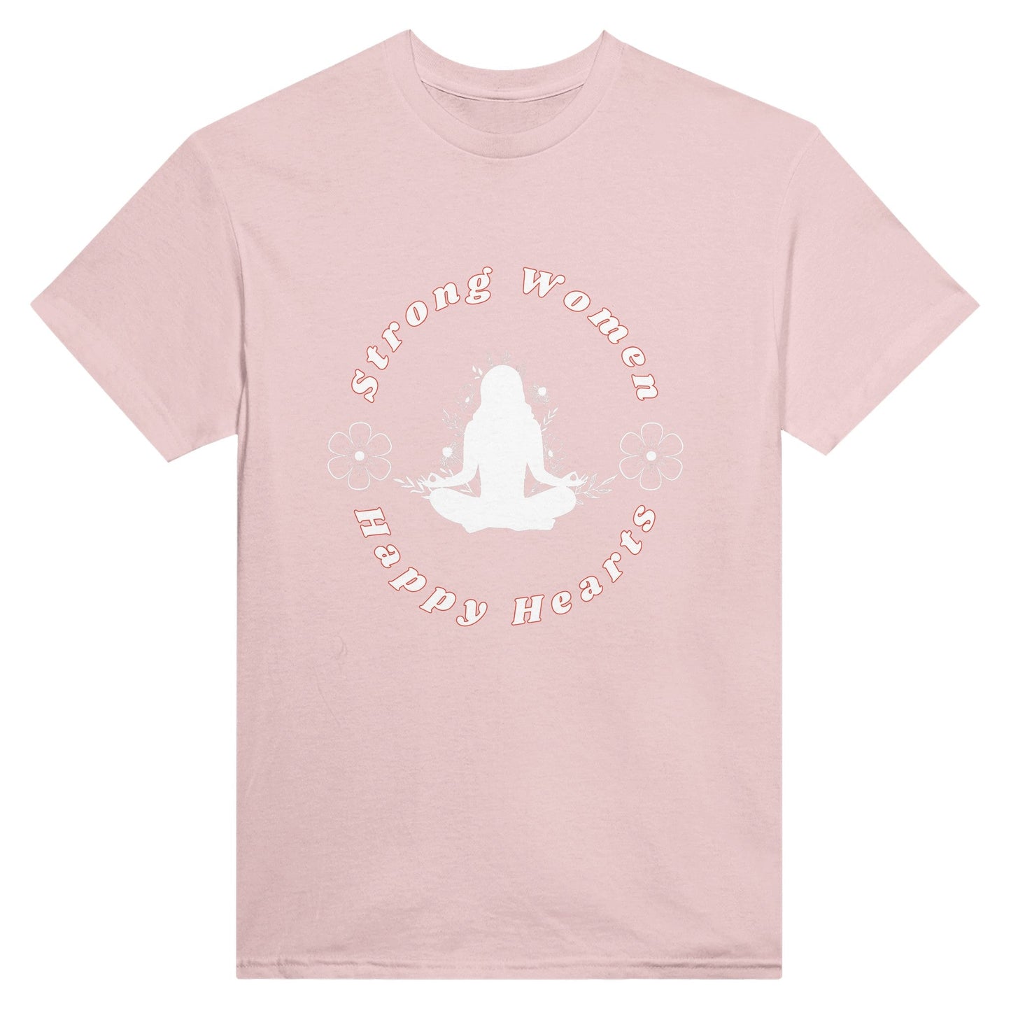 Strong Women, Happy Hearts - Unisex Crewneck T - shirt, Celebrating Women - Happiness A Click Away