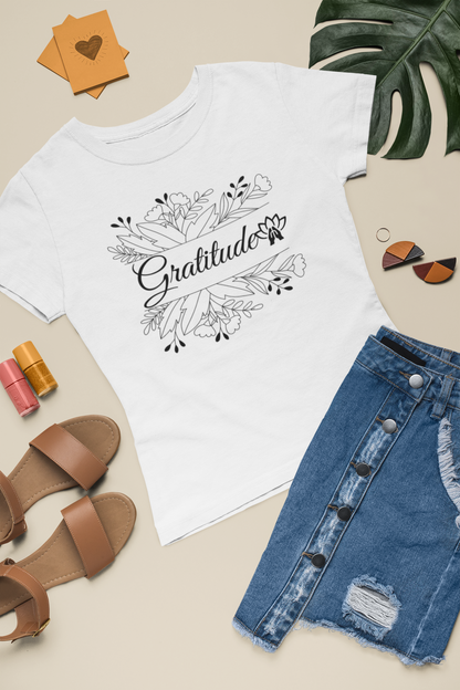 Gratitude -Heavyweight Unisex Crewneck T-shirt